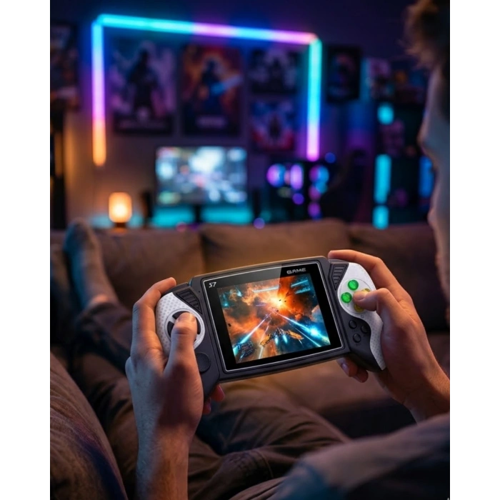 620 Klasik Oyunlu El Konsolu Renkli Ekran Uzun Pil Ömrü TV Çıkışlı