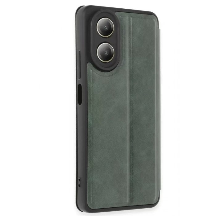 A38 Kılıf Flip Cover - Koyu Yeşil