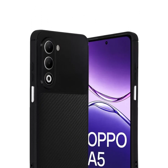 A5 4G Auto Focus Karbon Kapak - Siyah