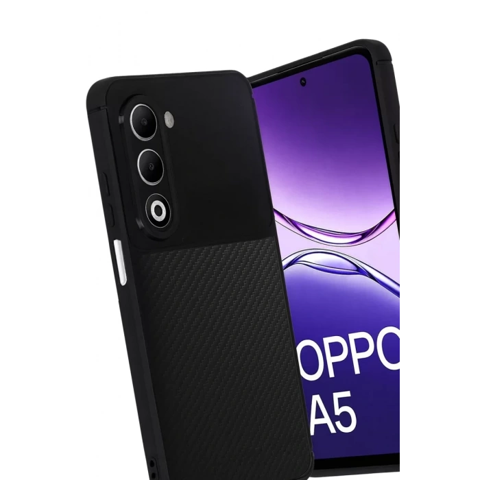 A5 4G Auto Focus Karbon Kapak - Siyah