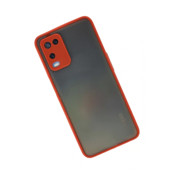 A54 4G Kılıf Montreal Silikon Kapak - Kırmızı