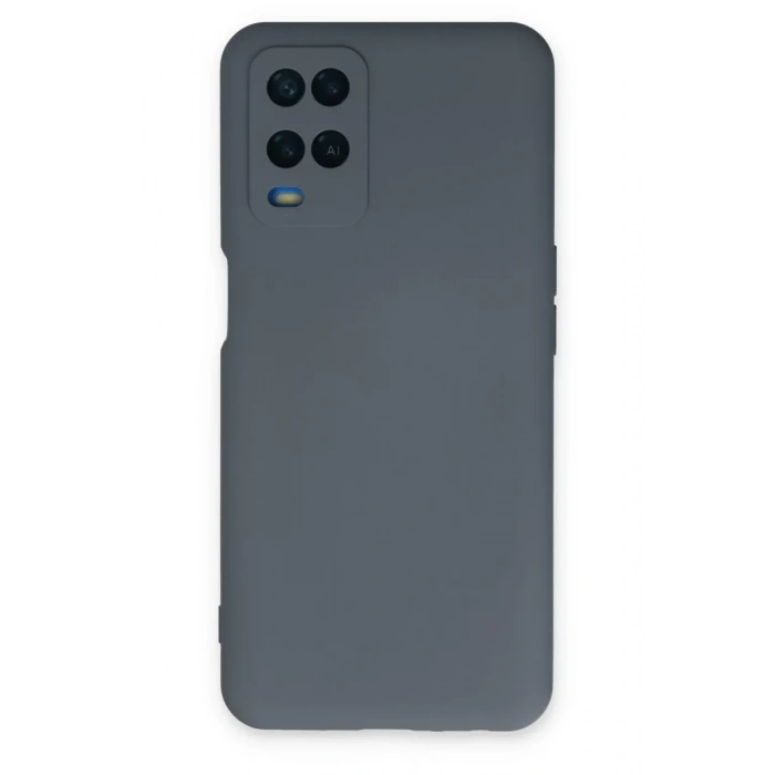 A54 4G Kılıf Nano içi Kadife Silikon - Gri
