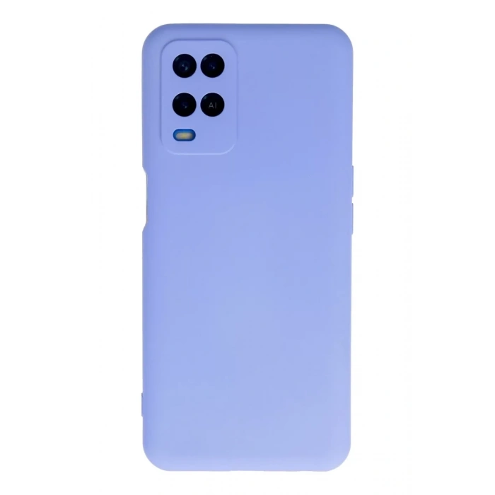 A54 4G Kılıf Nano içi Kadife Silikon - Lila