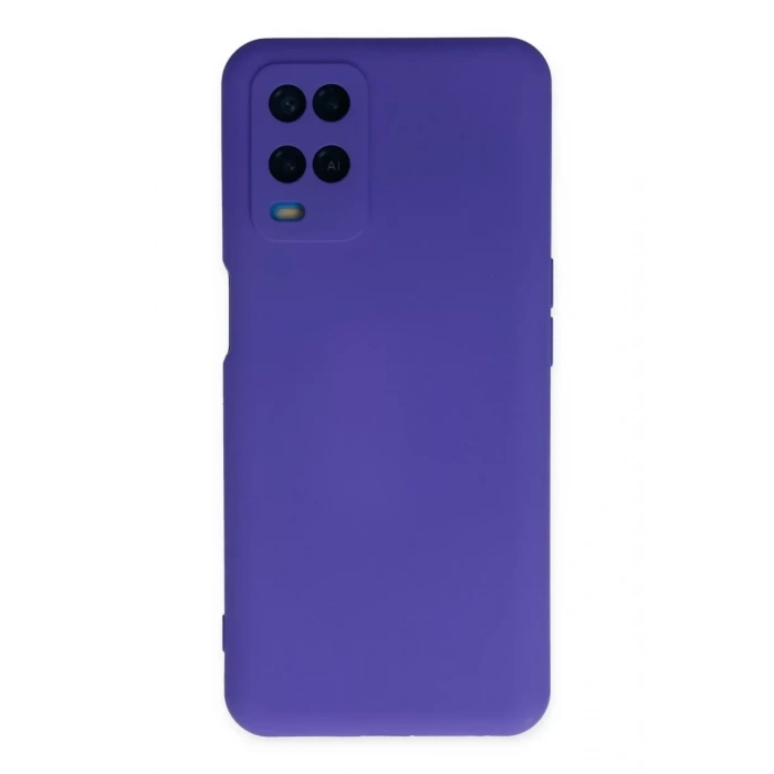 A54 4G Kılıf Nano içi Kadife Silikon - Mor