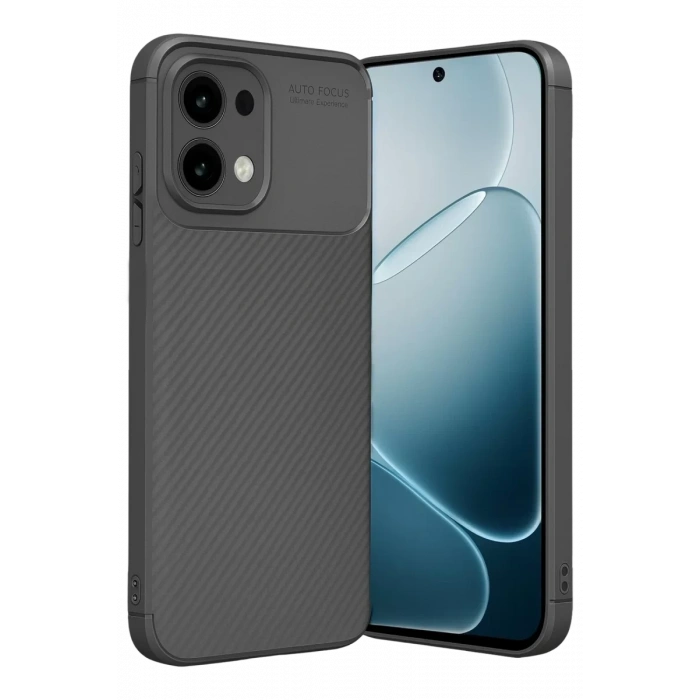 A6 Pro 4G Auto Focus Karbon Kapak - Gri
