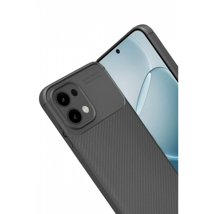 A6 Pro 4G Auto Focus Karbon Kapak - Gri