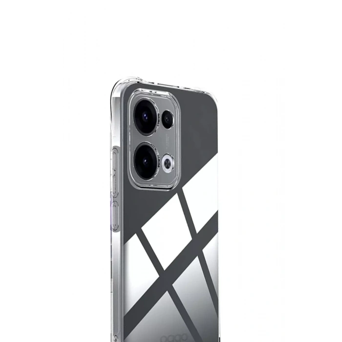 A6 Pro 4G Lüx Şeffaf Silikon - Şeffaf