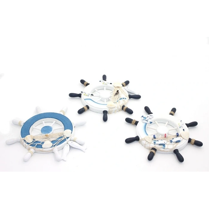 Ahşap Marin Duvara Asmalı Dümen