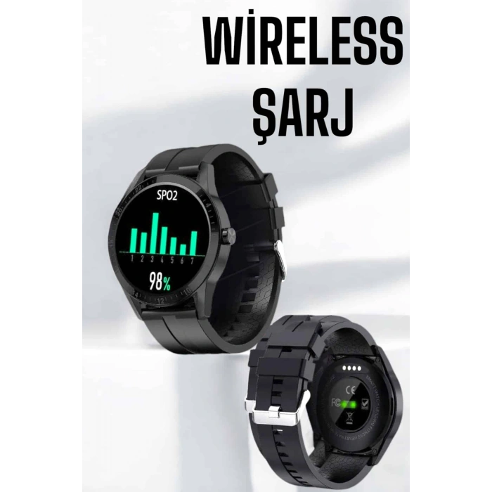 Akıllı Saat Çok Fonksiyonlu Sesli Görüşme NFC Uyumlu Amoled Ekran