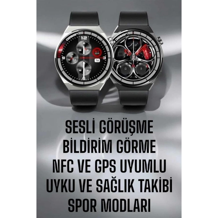 Akıllı Saat GPS VE NFC Özelliği Sesli Görüşme Dokunmstik Ekran