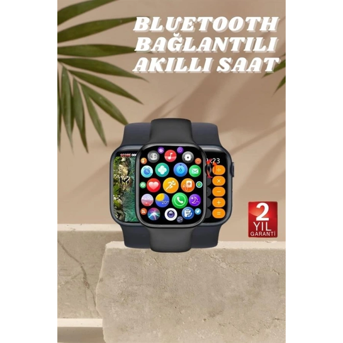Akıllı Saat Nabız Ölçebilen Adımsayar Kalori Hesaplama Tema Değiştirme GPS Uyumlu