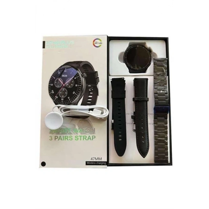 Akıllı Saat Yeni Nesil Üç Kordonlu Nabız Ölçer Çağrı Cevaplama