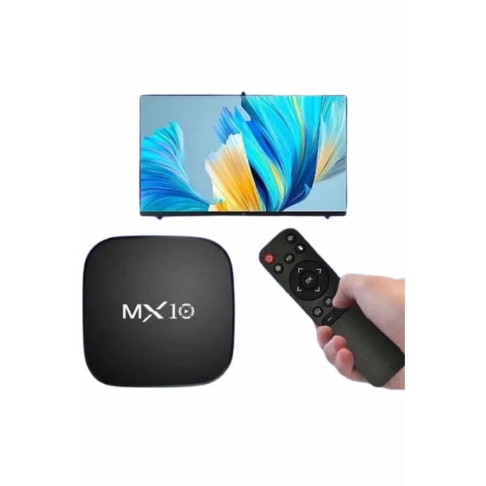 Akıllı TV kutusu Mx Box Android 7.1 TV kutusu 2.4G Wifi