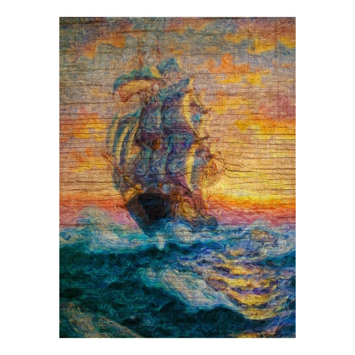 Amiral Gemisi Canvas Tablo (50x70)