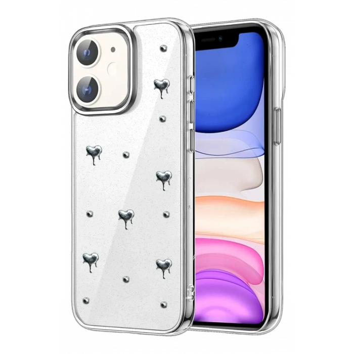 Apple iPhone 11 Fiyonk Desenli Kapak - Desen 1