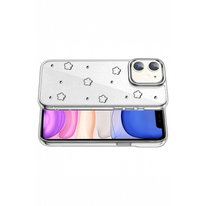 Apple iPhone 11 Fiyonk Desenli Kapak - Desen 2