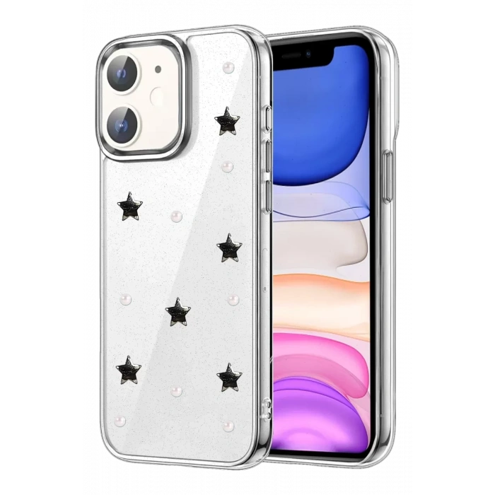 Apple iPhone 11 Fiyonk Desenli Kapak - Desen 7