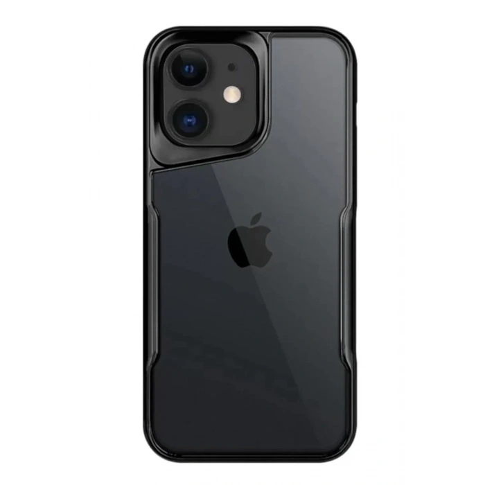 Apple iPhone 11 Kılıf Boyi Silikon Kapak - Siyah