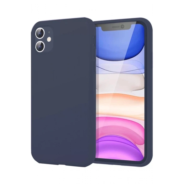 Apple iPhone 11 Kılıf First Silikon - Lacivert