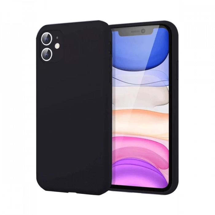 Apple iPhone 11 Kılıf First Silikon - Siyah