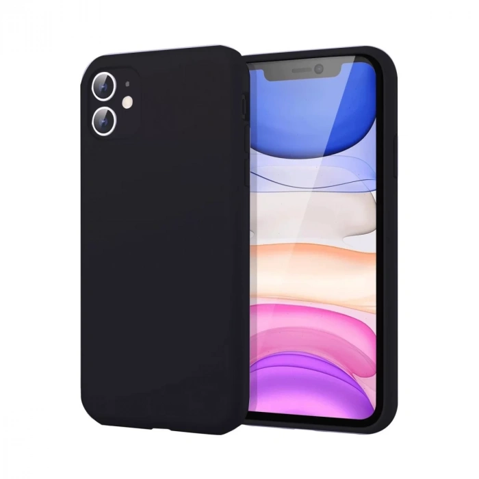 Apple iPhone 11 Kılıf First Silikon - Siyah