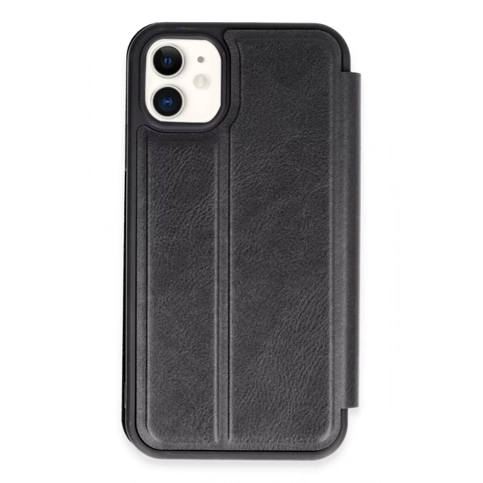 Apple iPhone 11 Kılıf Flip Cover - Siyah