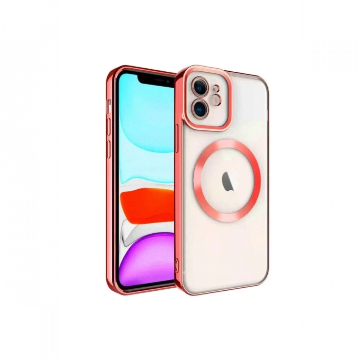 Apple iPhone 11 Kılıf Kross Magneticsafe Kapak - Kırmızı