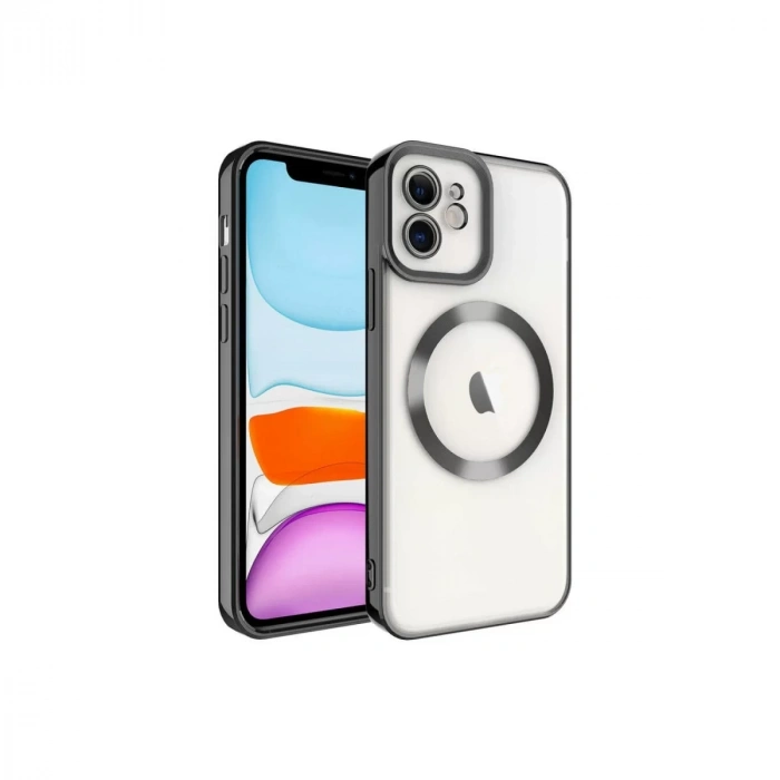 Apple iPhone 11 Kılıf Kross Magneticsafe Kapak - Siyah