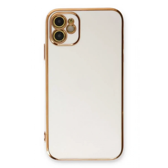 Apple iPhone 11 Kılıf Volet Silikon - Beyaz