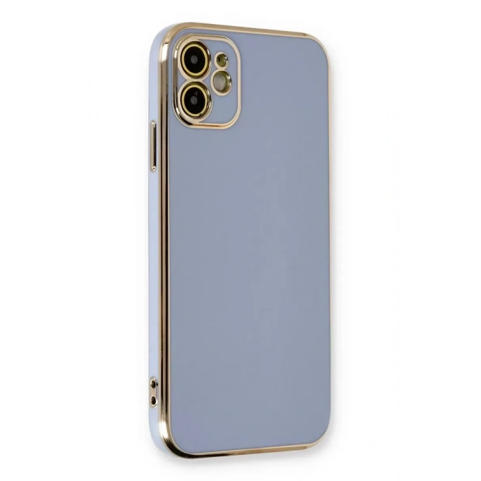 Apple iPhone 11 Kılıf Volet Silikon - Mavi