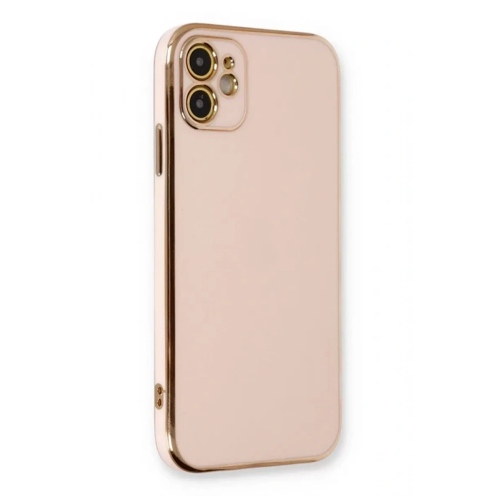 Apple iPhone 11 Kılıf Volet Silikon - Pembe
