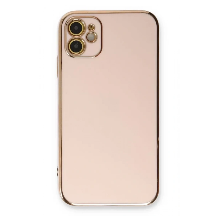 Apple iPhone 11 Kılıf Volet Silikon - Pembe