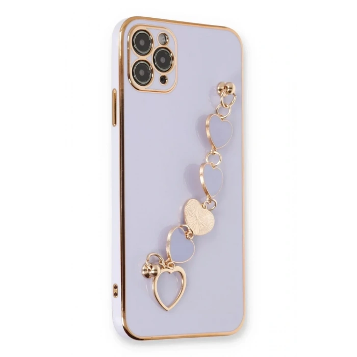 Apple iPhone 11 Pro Kılıf Esila Silikon - Lila