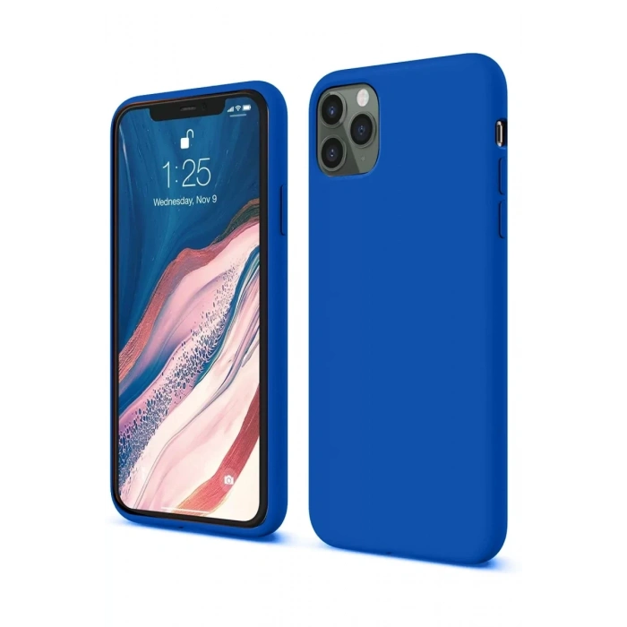 Apple iPhone 11 Pro Kılıf First Silikon - Mavi