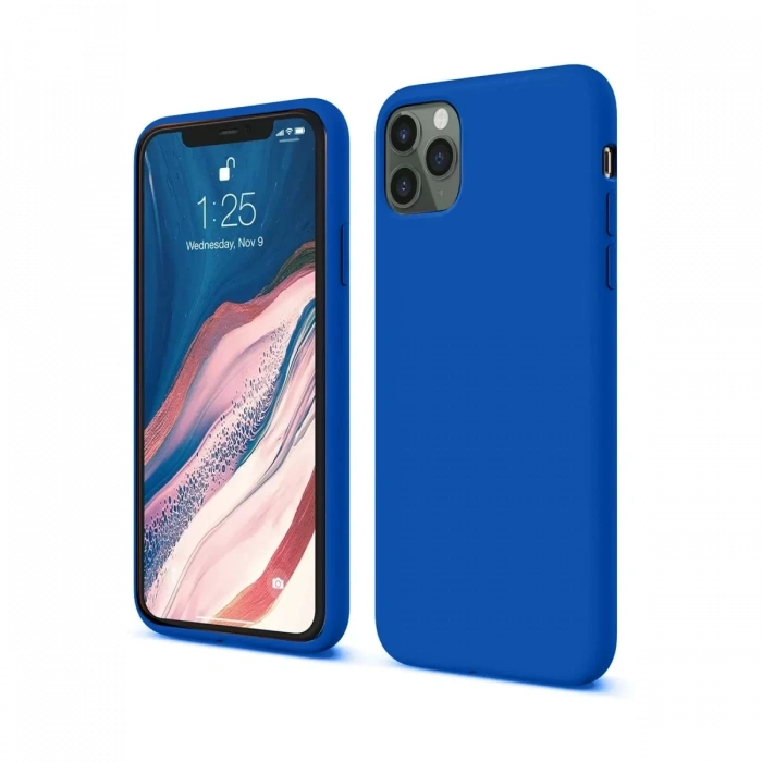 Apple iPhone 11 Pro Kılıf First Silikon - Mavi