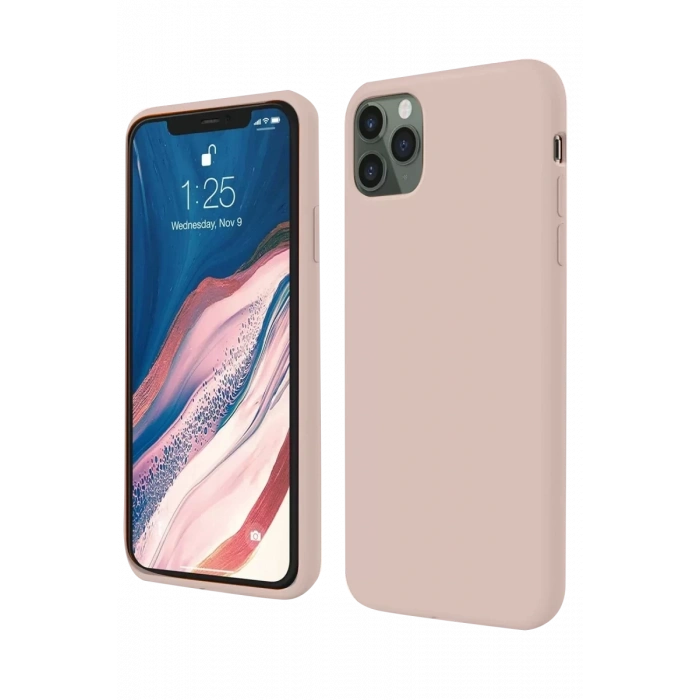 Apple iPhone 11 Pro Kılıf First Silikon - Rose Gold