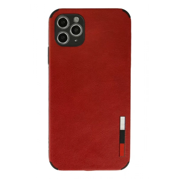 Apple iPhone 11 Pro Kılıf Loop Deri Silikon - Kırmızı