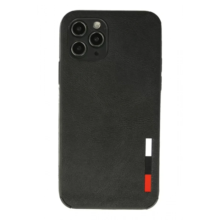 Apple iPhone 11 Pro Kılıf Loop Deri Silikon - Siyah