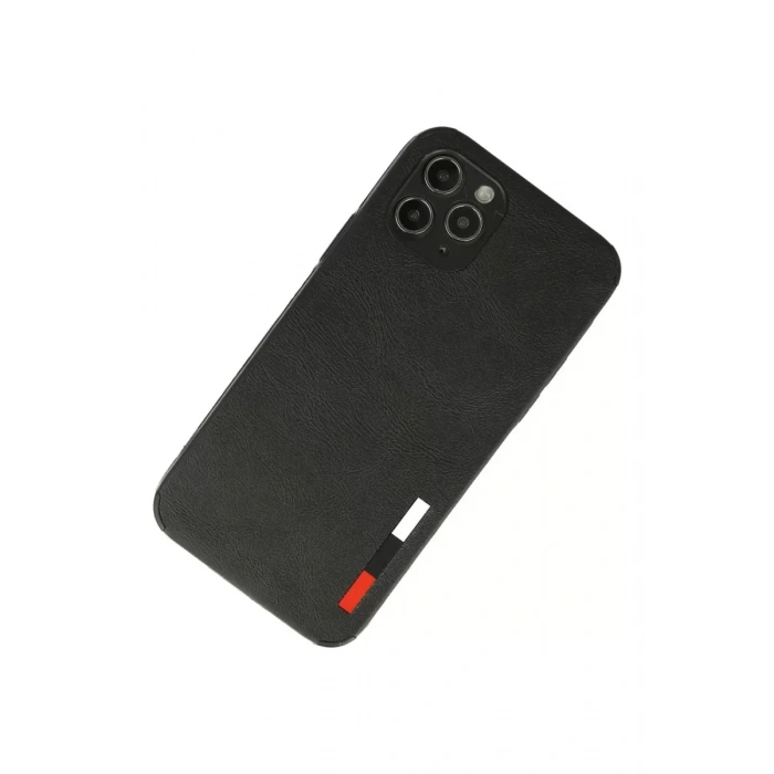 Apple iPhone 11 Pro Kılıf Loop Deri Silikon - Siyah