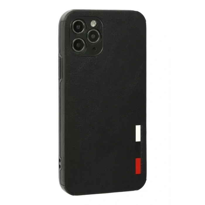 Apple iPhone 11 Pro Kılıf Loop Deri Silikon - Siyah