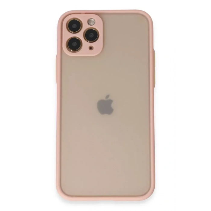 Apple iPhone 11 Pro Kılıf Montreal Silikon Kapak - Pembe