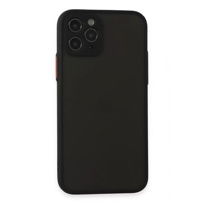 Apple iPhone 11 Pro Kılıf Montreal Silikon Kapak - Siyah