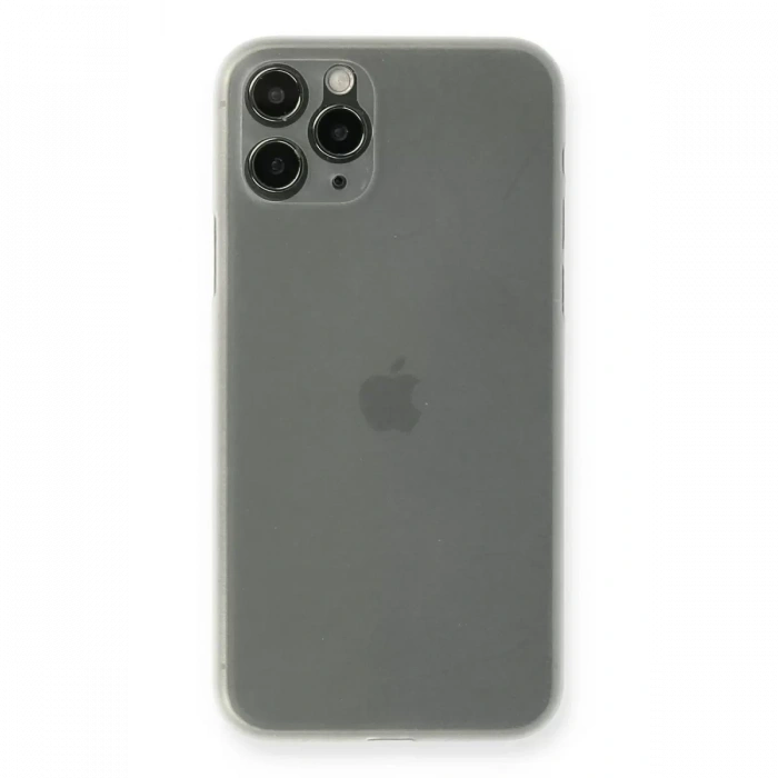 Apple iPhone 11 Pro Kılıf PP Ultra İnce Kapak - Beyaz