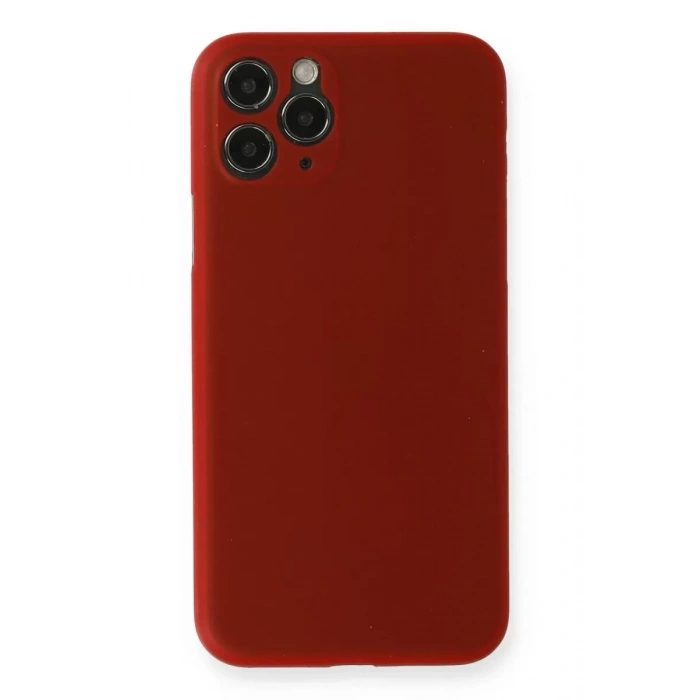 Apple iPhone 11 Pro Kılıf PP Ultra İnce Kapak - Kırmızı
