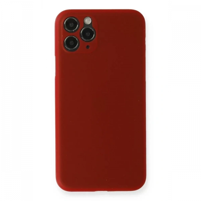 Apple iPhone 11 Pro Kılıf PP Ultra İnce Kapak - Kırmızı