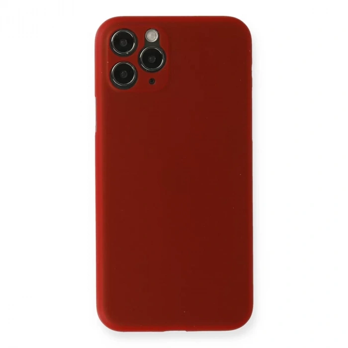 Apple iPhone 11 Pro Kılıf PP Ultra İnce Kapak - Kırmızı