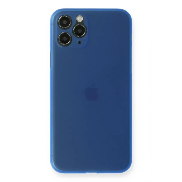 Apple iPhone 11 Pro Kılıf PP Ultra İnce Kapak - Mavi