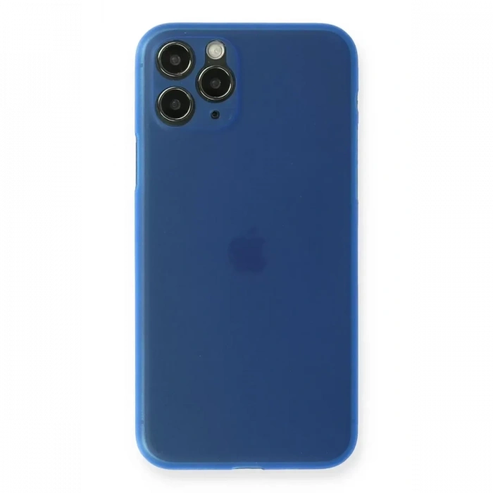Apple iPhone 11 Pro Kılıf PP Ultra İnce Kapak - Mavi