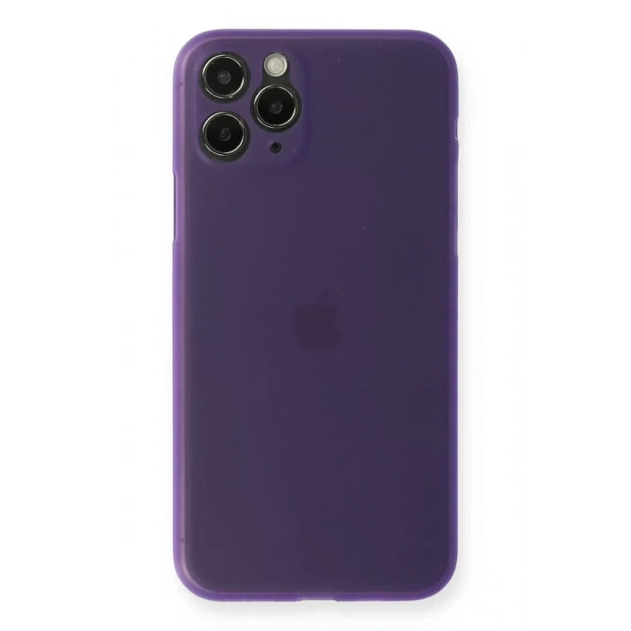 Apple iPhone 11 Pro Kılıf PP Ultra İnce Kapak - Mor