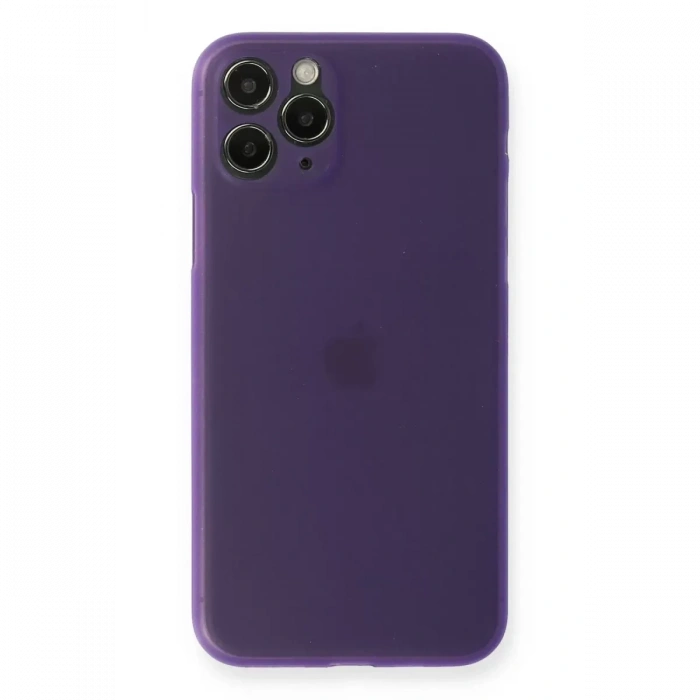 Apple iPhone 11 Pro Kılıf PP Ultra İnce Kapak - Mor